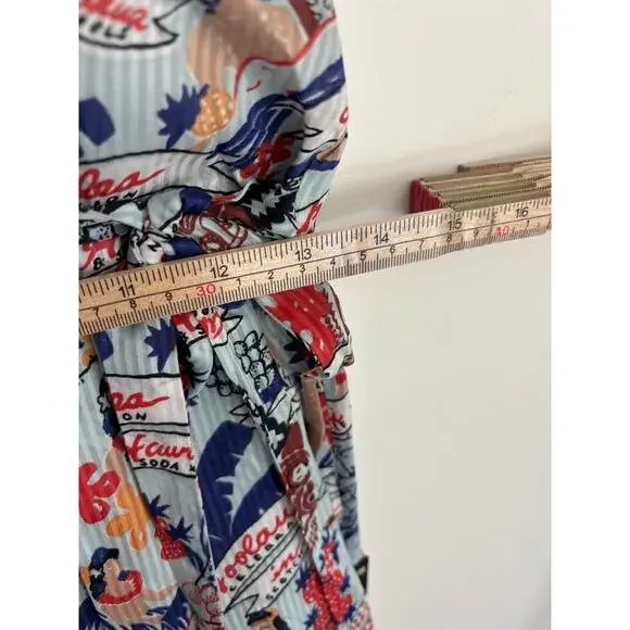 Scotch & Soda Keoni Rare Hawaiian-Print Jumpsuit Tropical Resortwear Women’s S - Picture 11 of 13